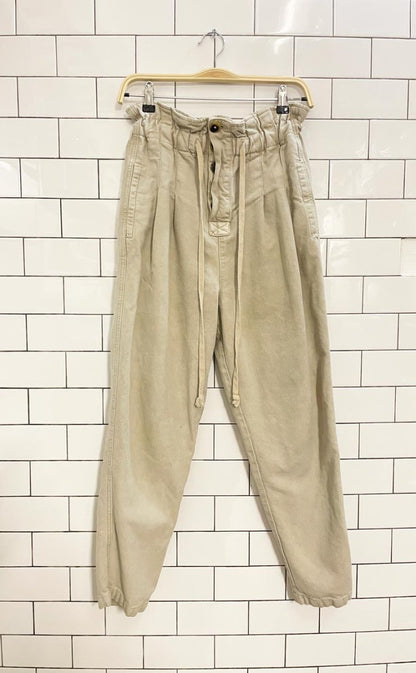 free people 2024 margate high rise pleated trouser - good market thrift store