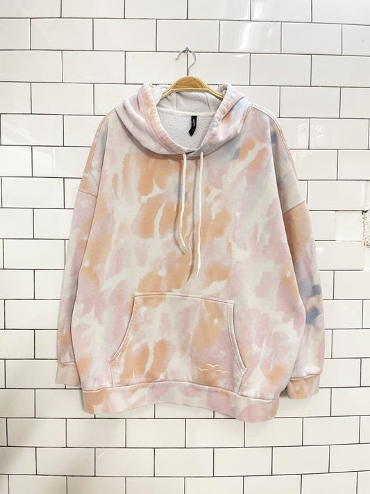 lazypants oversized tie dye hoodie - good market thrift store