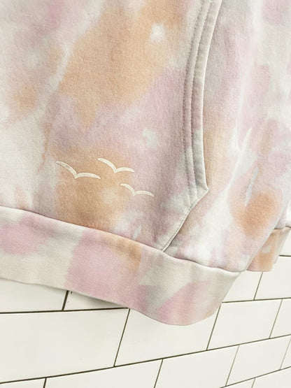 lazypants oversized tie dye hoodie - good market thrift store