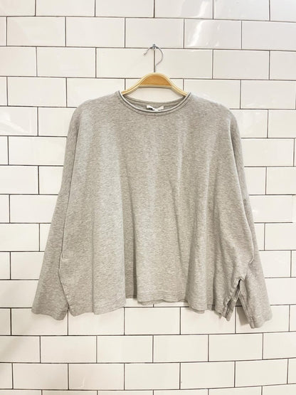 cos boxy wide long sleeve top - good market thrift store