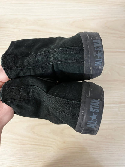 converse all black chuck taylor high top sneakers - good market thrift store