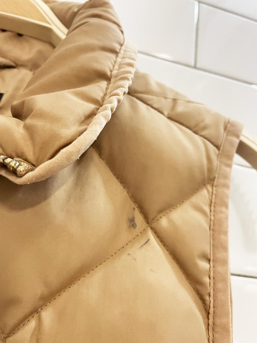 j crew diamond quilted down puffer vest - good market thrift store