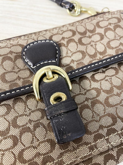 y2k coach monogram wristlet - good market thrift store