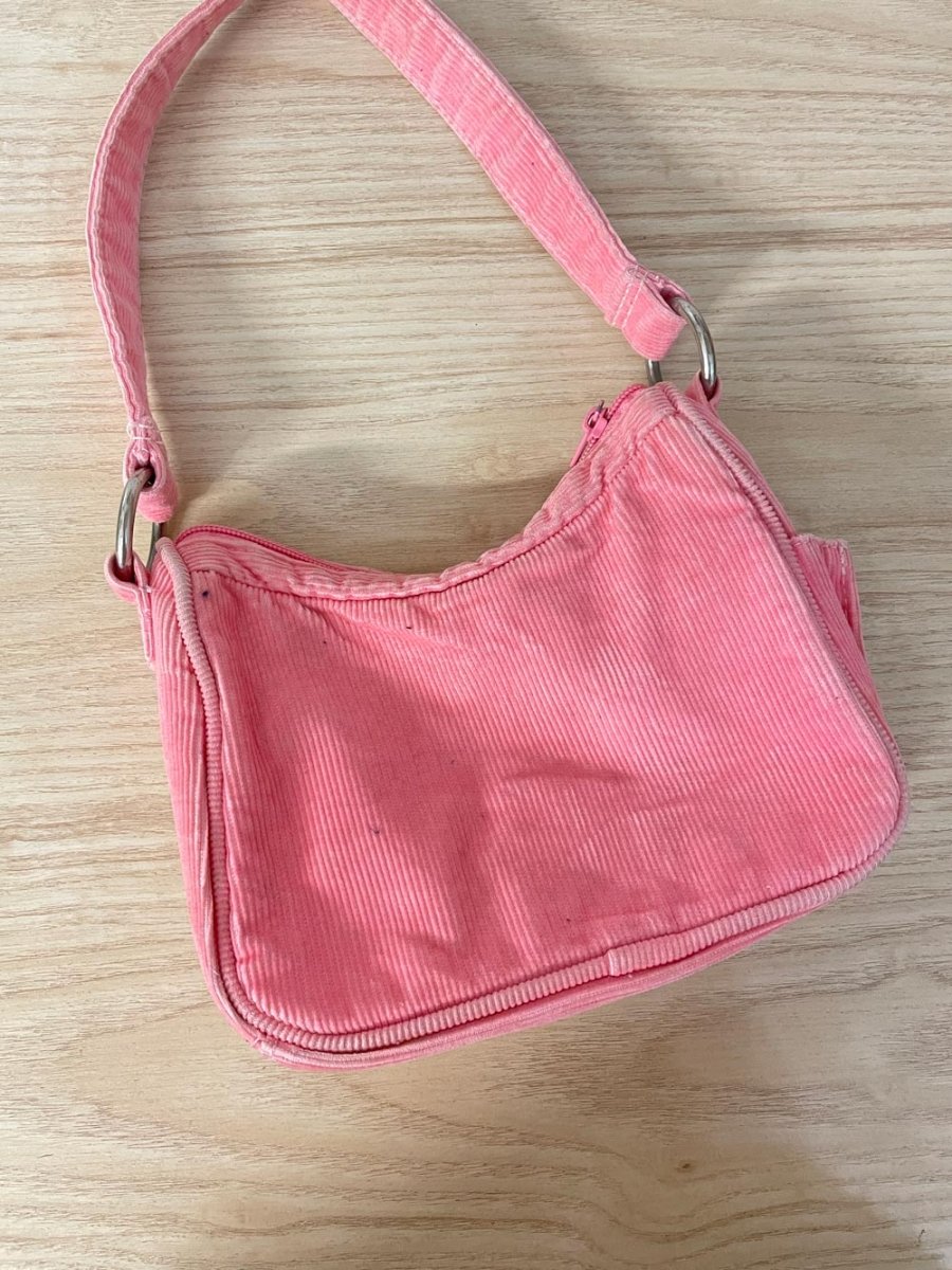 y2k aero chunky cord mini shoulder bag - good market thrift store