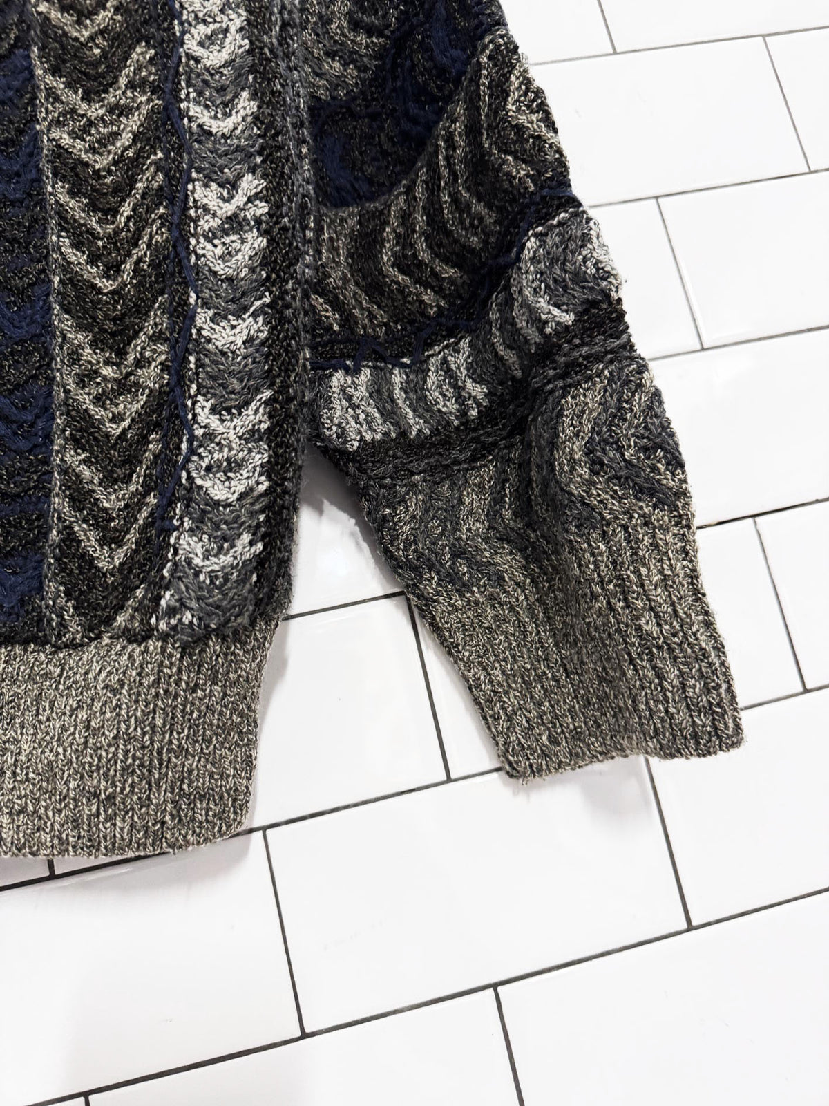 vintage northern isles 3D knit chunky sweater | made in USA