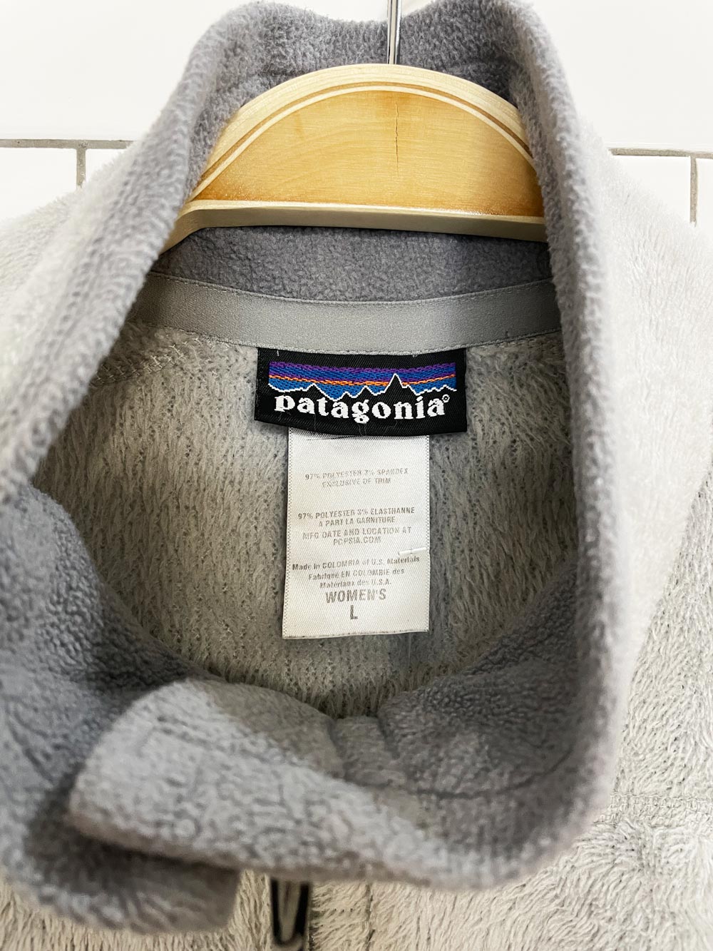 patagonia R2 fleece zip up light jacket