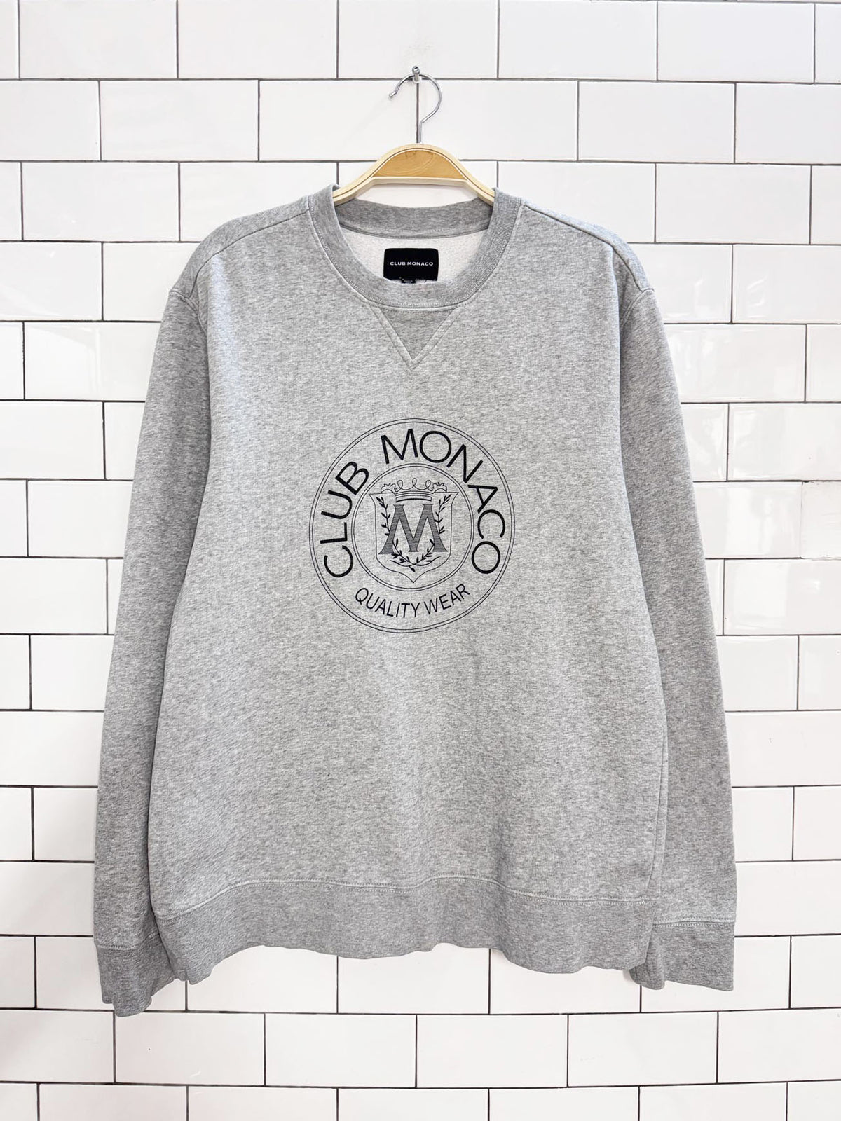 club monaco crest sweatshirt | made in India