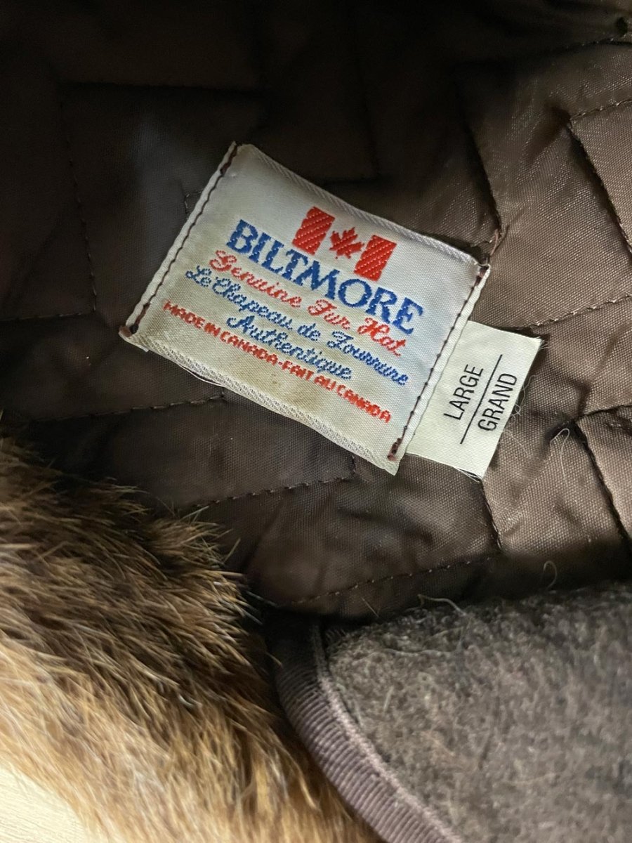 vintage biltmore fur hat - good market thrift store