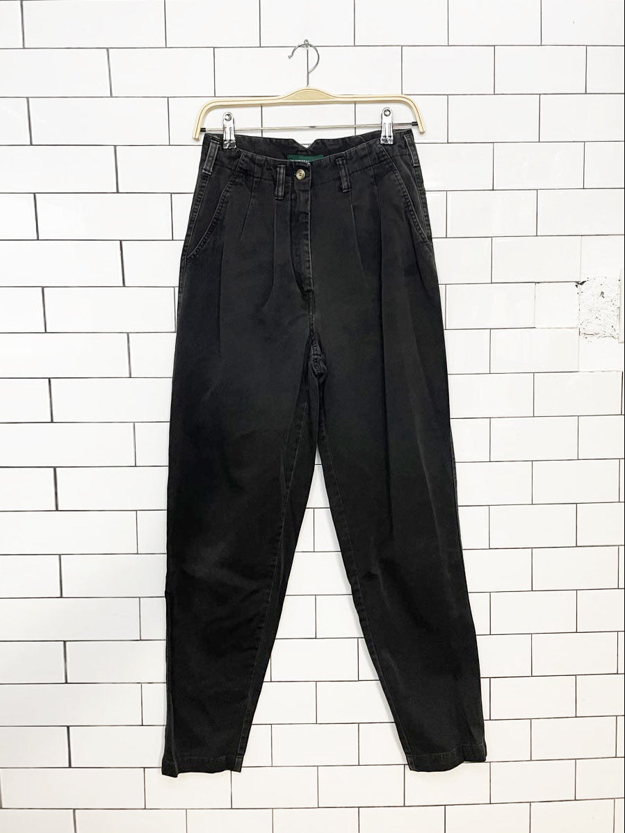 vintage 90s american eagle outfitters high rise pleated pants