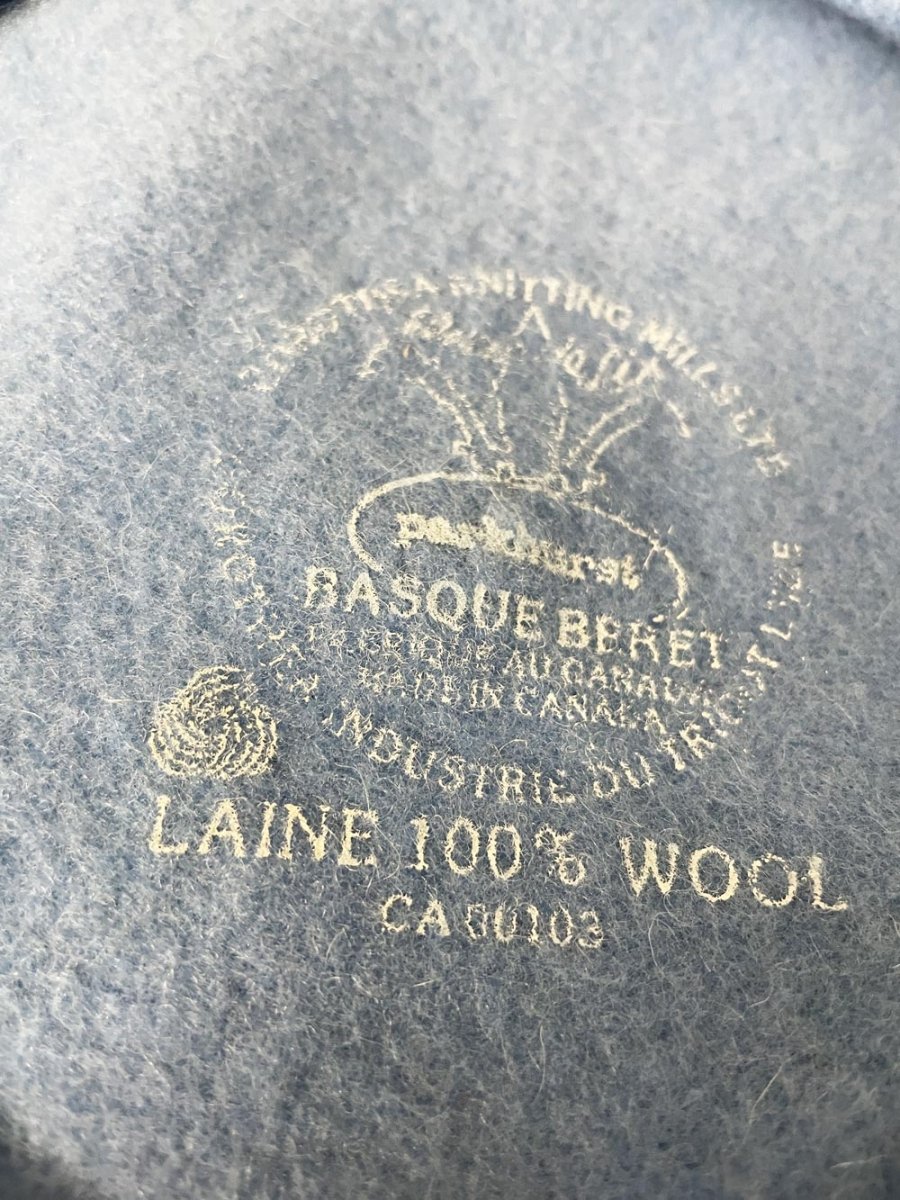 vintage parkhurst 100% wool beret - good market thrift store