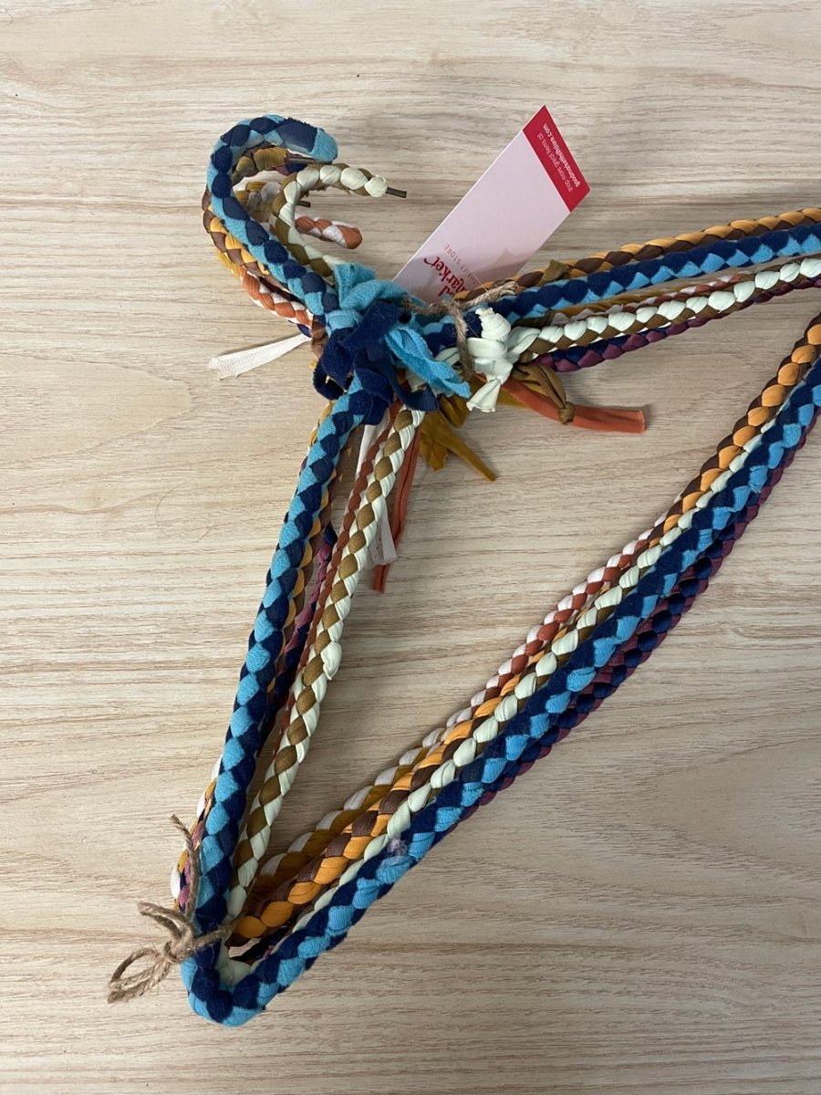 x6 vintage 70s boho macrame hangers - good market thrift store