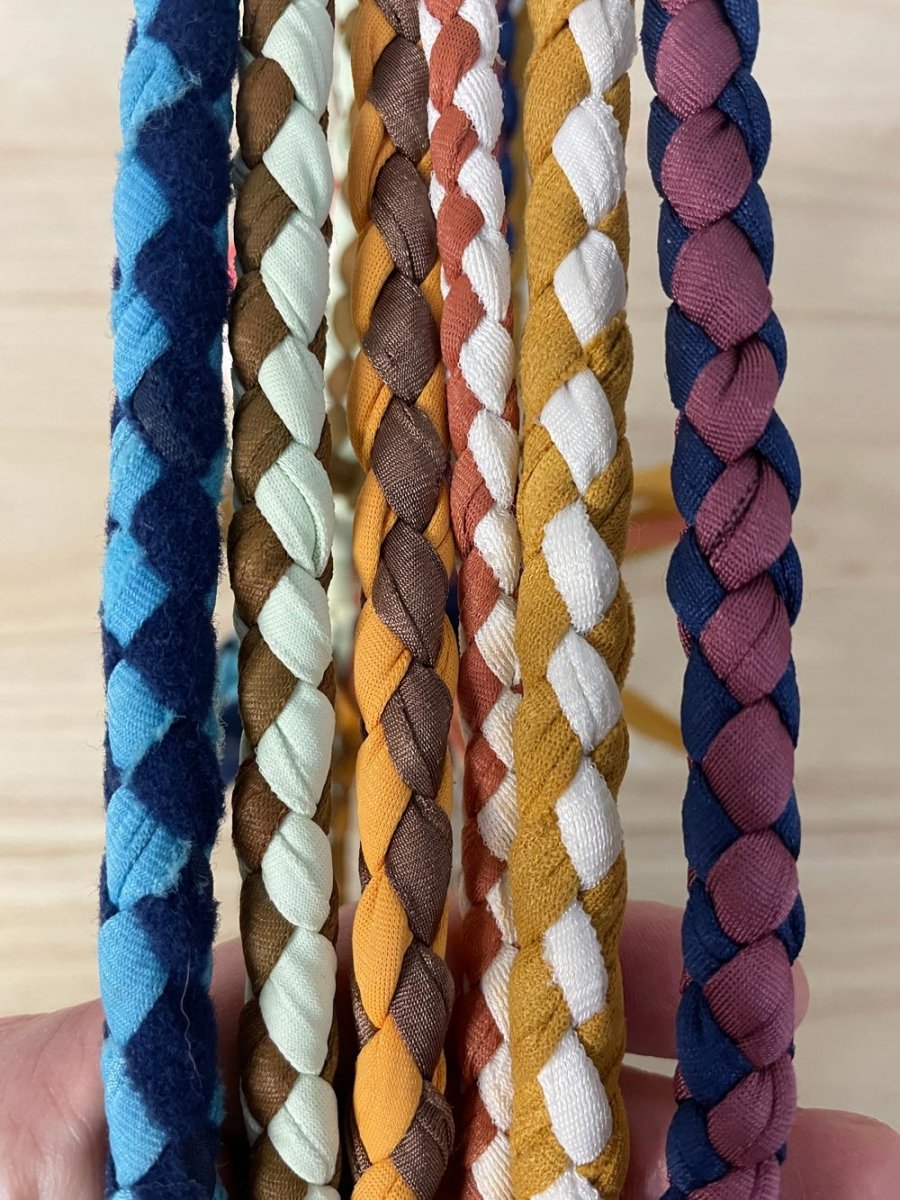 x6 vintage 70s boho macrame hangers - good market thrift store