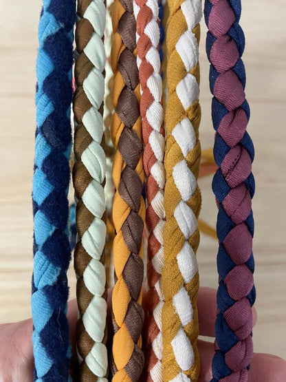 x6 vintage 70s boho macrame hangers - good market thrift store