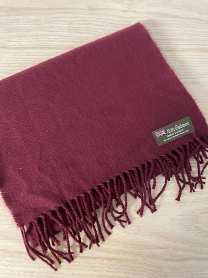 vintage 100% cashmere scotland scarf - good market thrift store