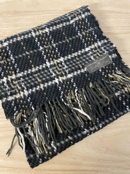 vintage softer than cashmere plaid scarf - good market thrift store