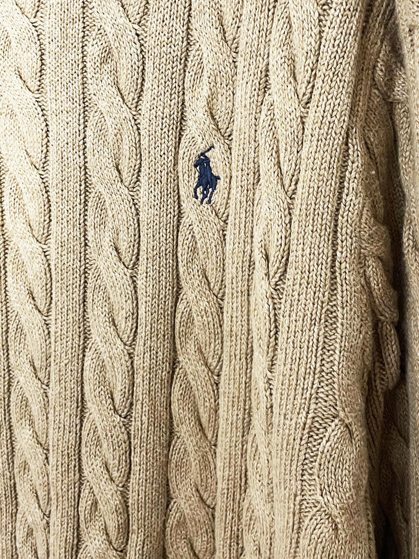 polo ralph lauren soft cable knit sweater