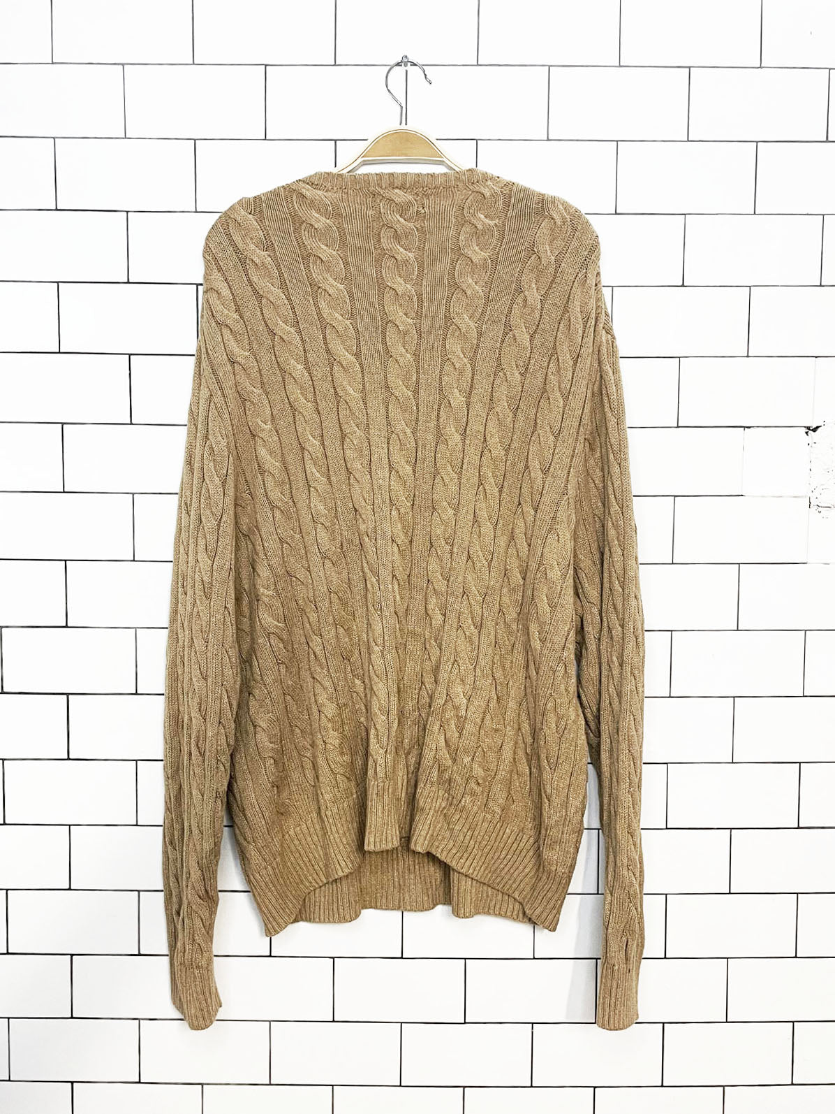 polo ralph lauren soft cable knit sweater