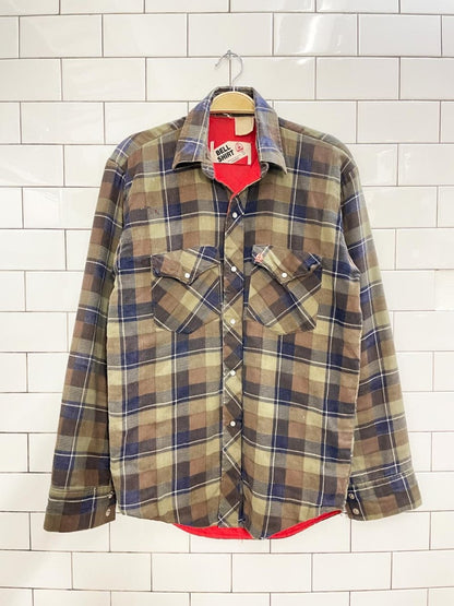 vintage bell flannel shirt jacket | made in Canada - good market thrift store