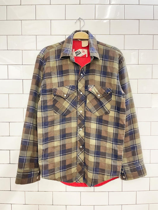 vintage bell flannel shirt jacket | made in Canada - good market thrift store