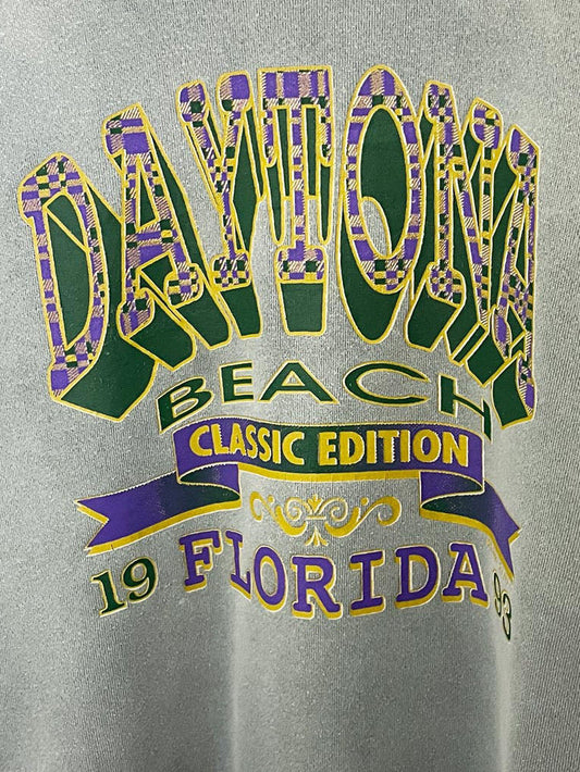 vintage 90s hanes daytona beach florida sweatshirt | made in usa