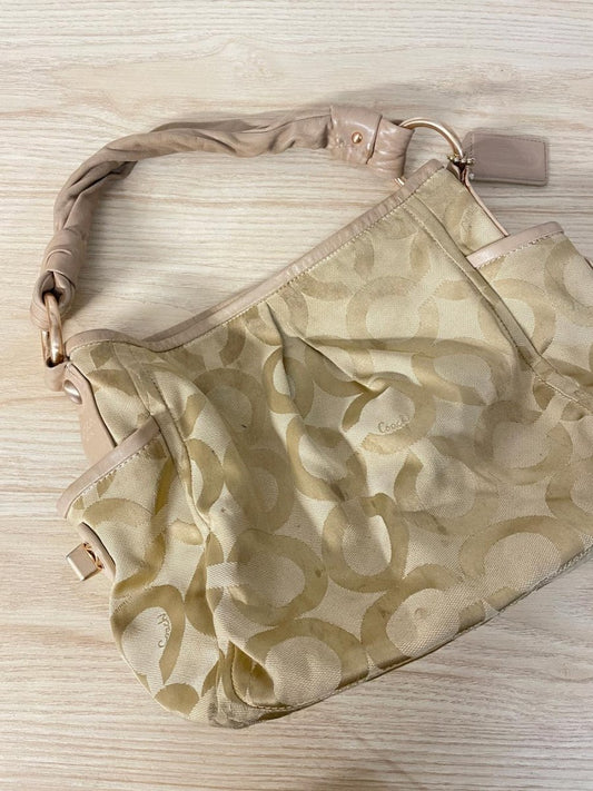 vintage coach op art parker hobo shoulder bag - good market thrift store