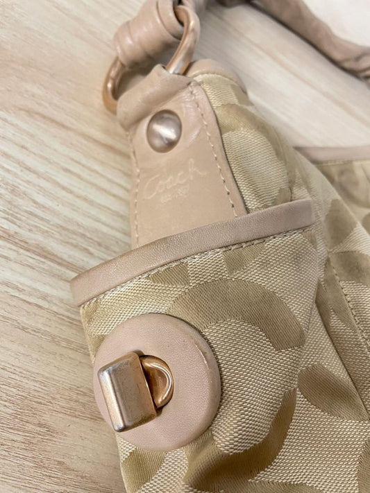 vintage coach op art parker hobo shoulder bag - good market thrift store