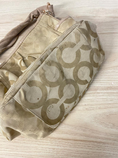 vintage coach op art parker hobo shoulder bag - good market thrift store