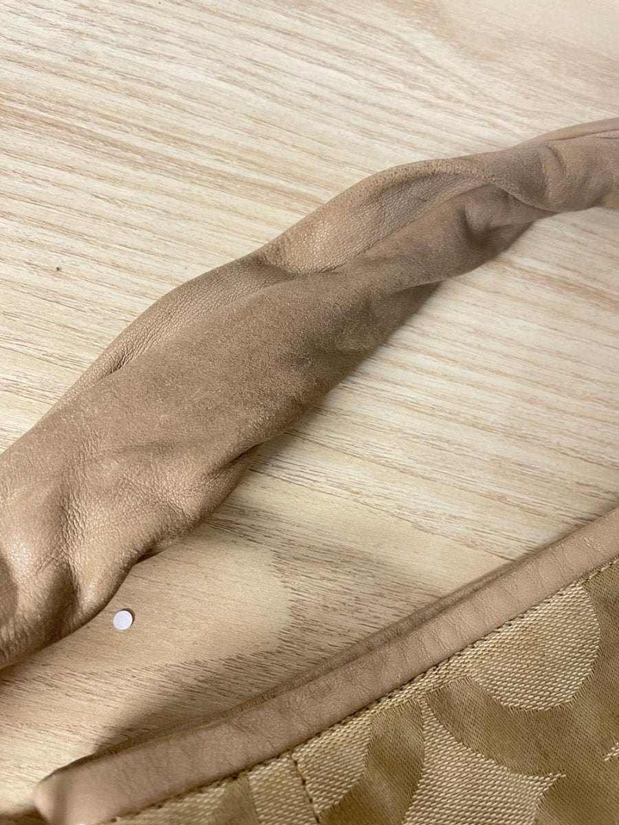 vintage coach op art parker hobo shoulder bag - good market thrift store