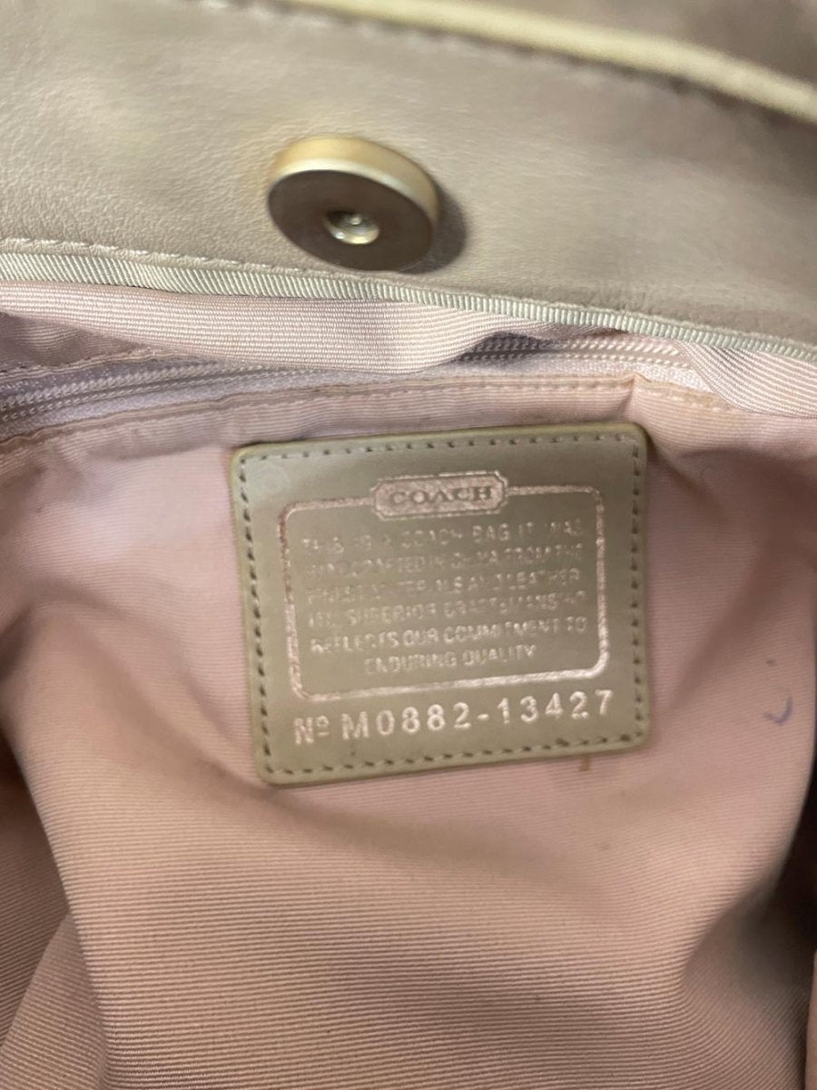 vintage coach op art parker hobo shoulder bag - good market thrift store