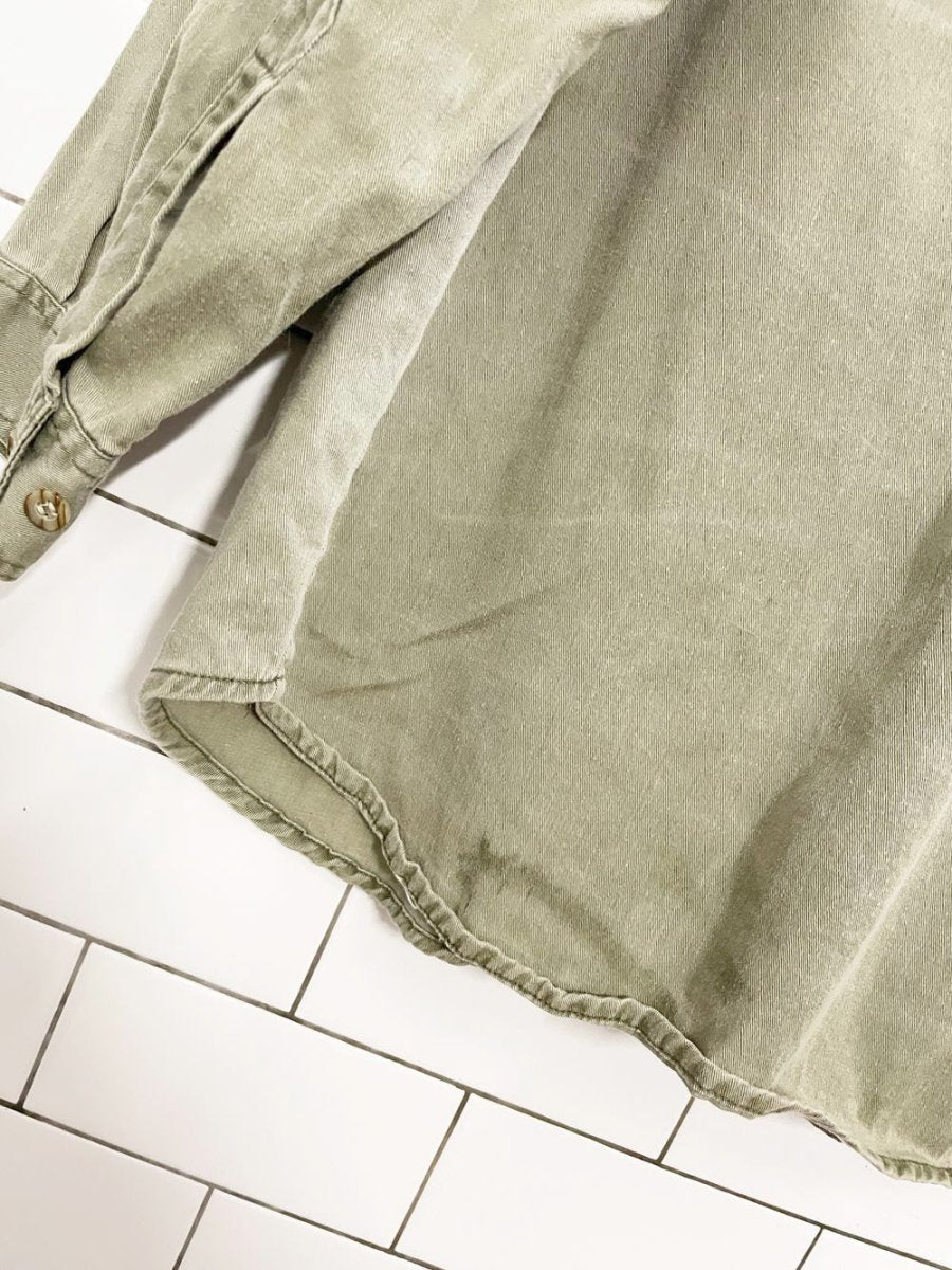 vintage 90s essentiels cotton shirt | made in India - good market thrift store