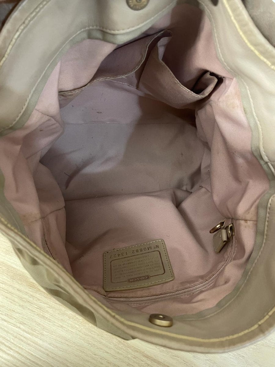 vintage coach op art parker hobo shoulder bag - good market thrift store