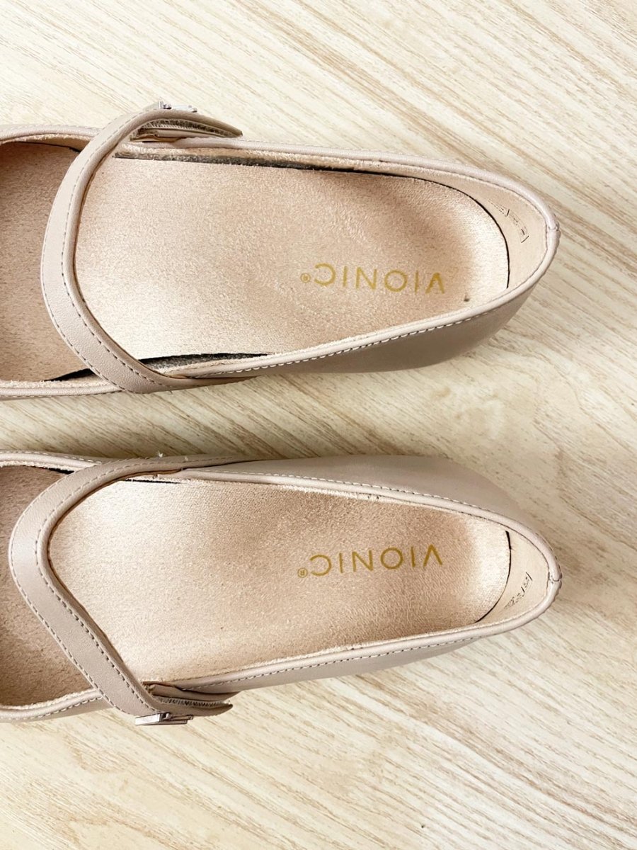 nwot vionic alameda leather mary - jane shoes - good market thrift store