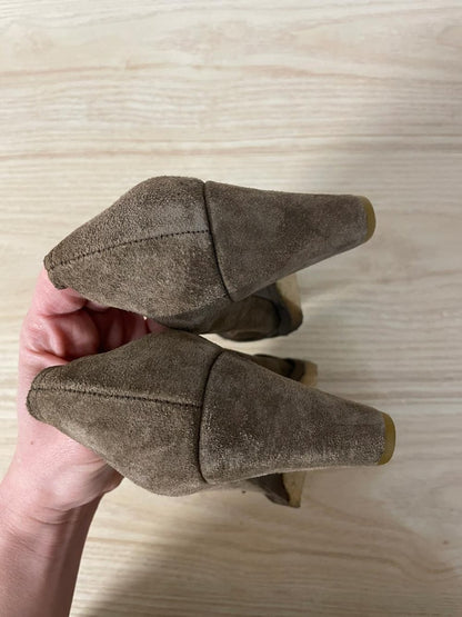 fly girl london tassel leather heeled loafer - good market thrift store