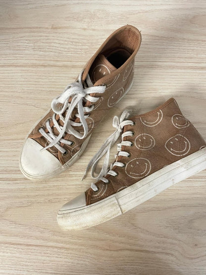 ae x smiley co high top sneakers - good market thrift store