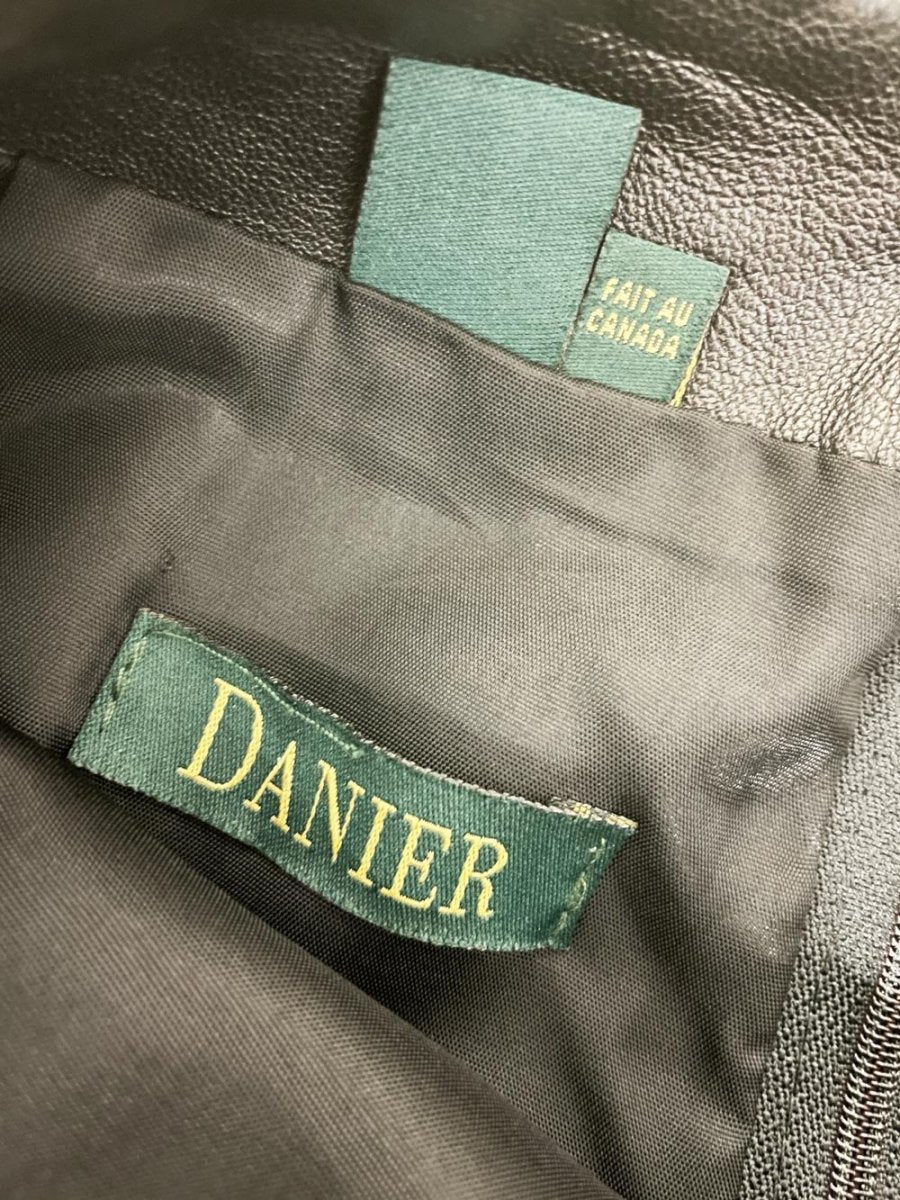 vintage danier butter leather mini skirt - good market thrift store