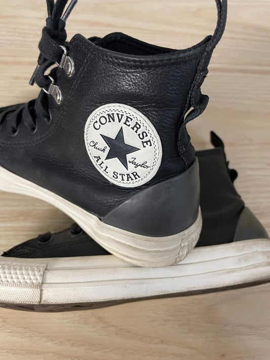 converse chuck taylor all star high top leather sneakers - good market thrift store