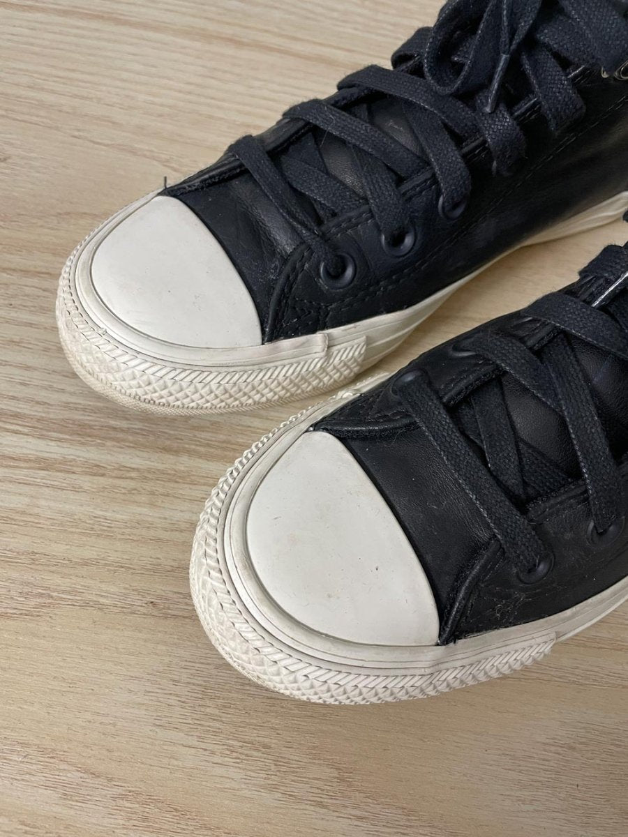 converse chuck taylor all star high top leather sneakers - good market thrift store