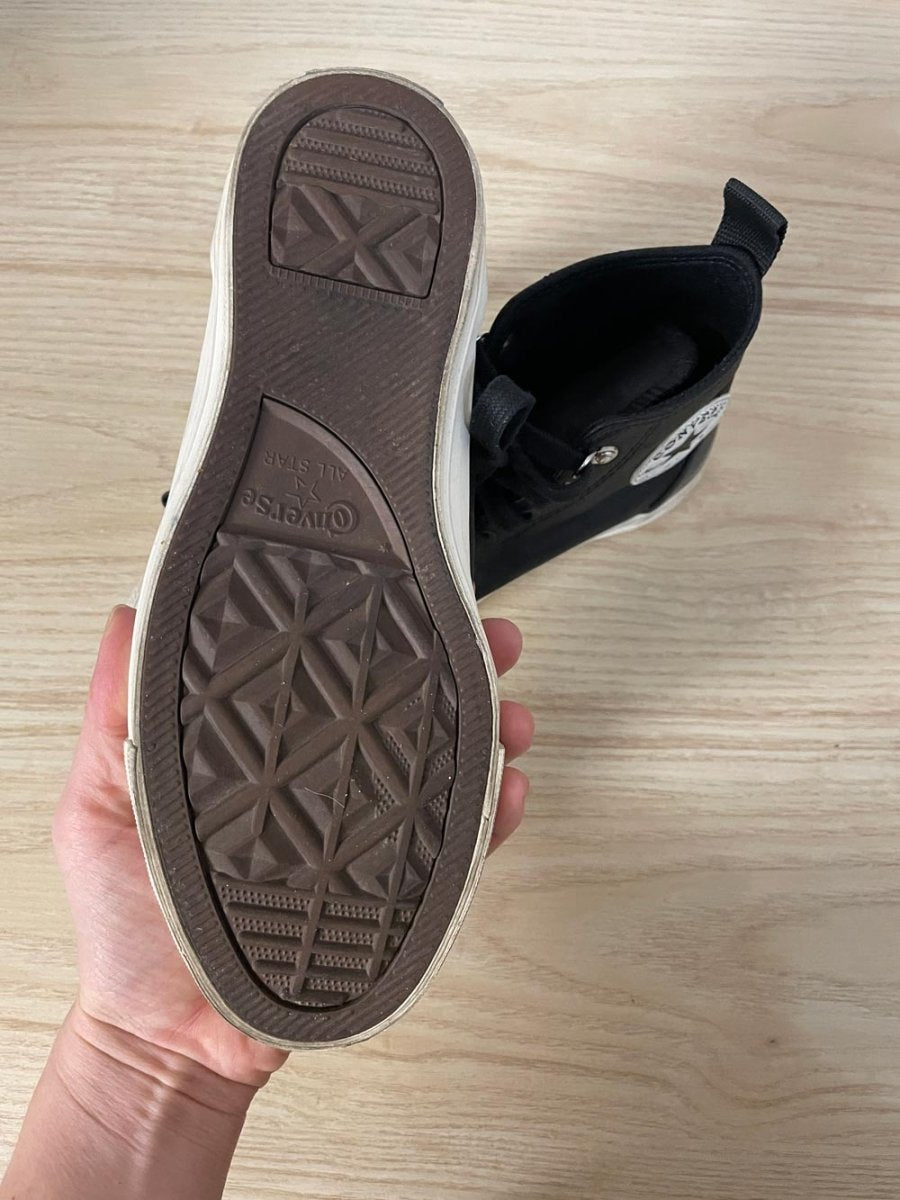 converse chuck taylor all star high top leather sneakers - good market thrift store