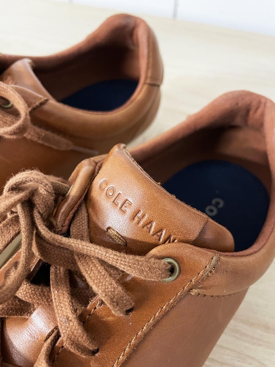 cole haan reagan leather sneaker - good market thrift store