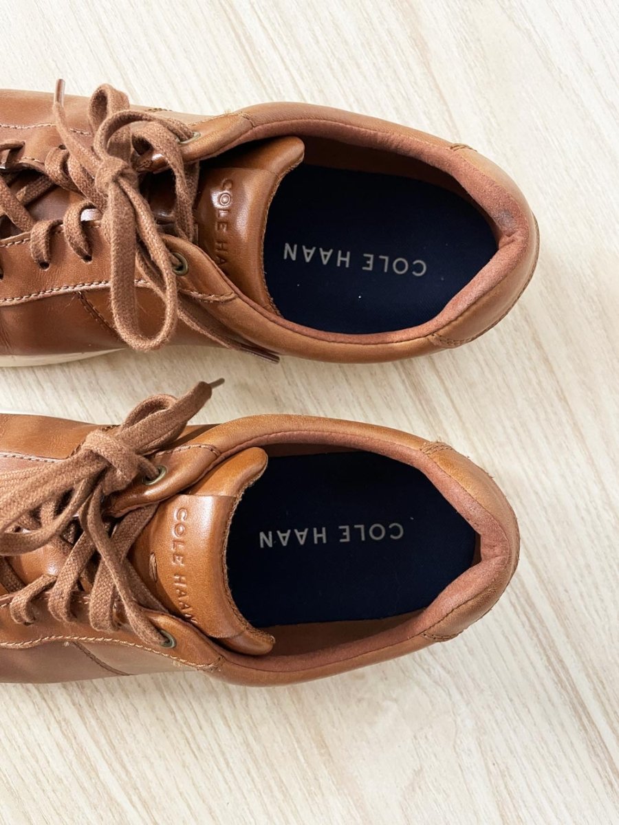 cole haan reagan leather sneaker - good market thrift store