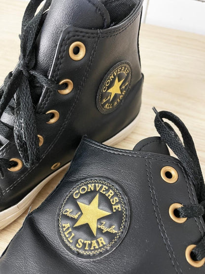 converse chuck taylor all star high top leather sneakers - good market thrift store