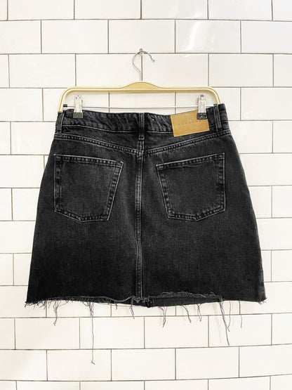 nwt topshop cut off denim mini skirt - good market thrift store