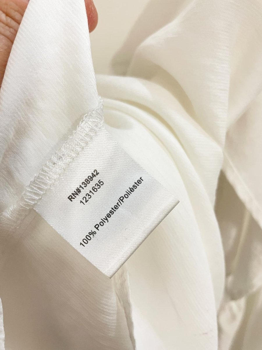 ontwelfth ruffle sleeve oversized blouse | anthropologie - good market thrift store