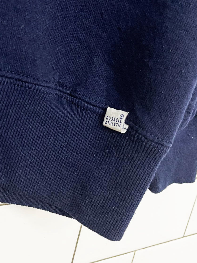 vintage 90s russel athletic ocean city spellout sweatshirt | made in usa