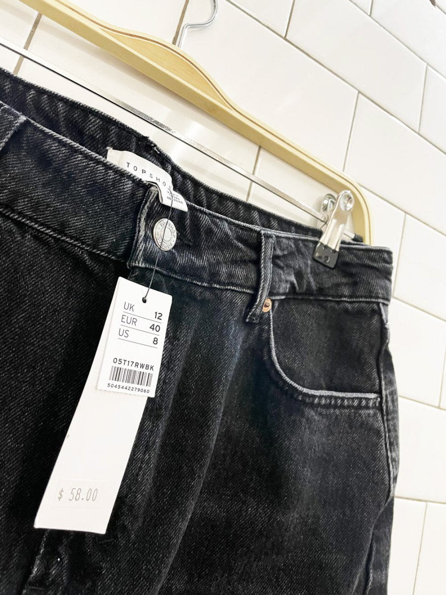 nwt topshop cut off denim mini skirt - good market thrift store