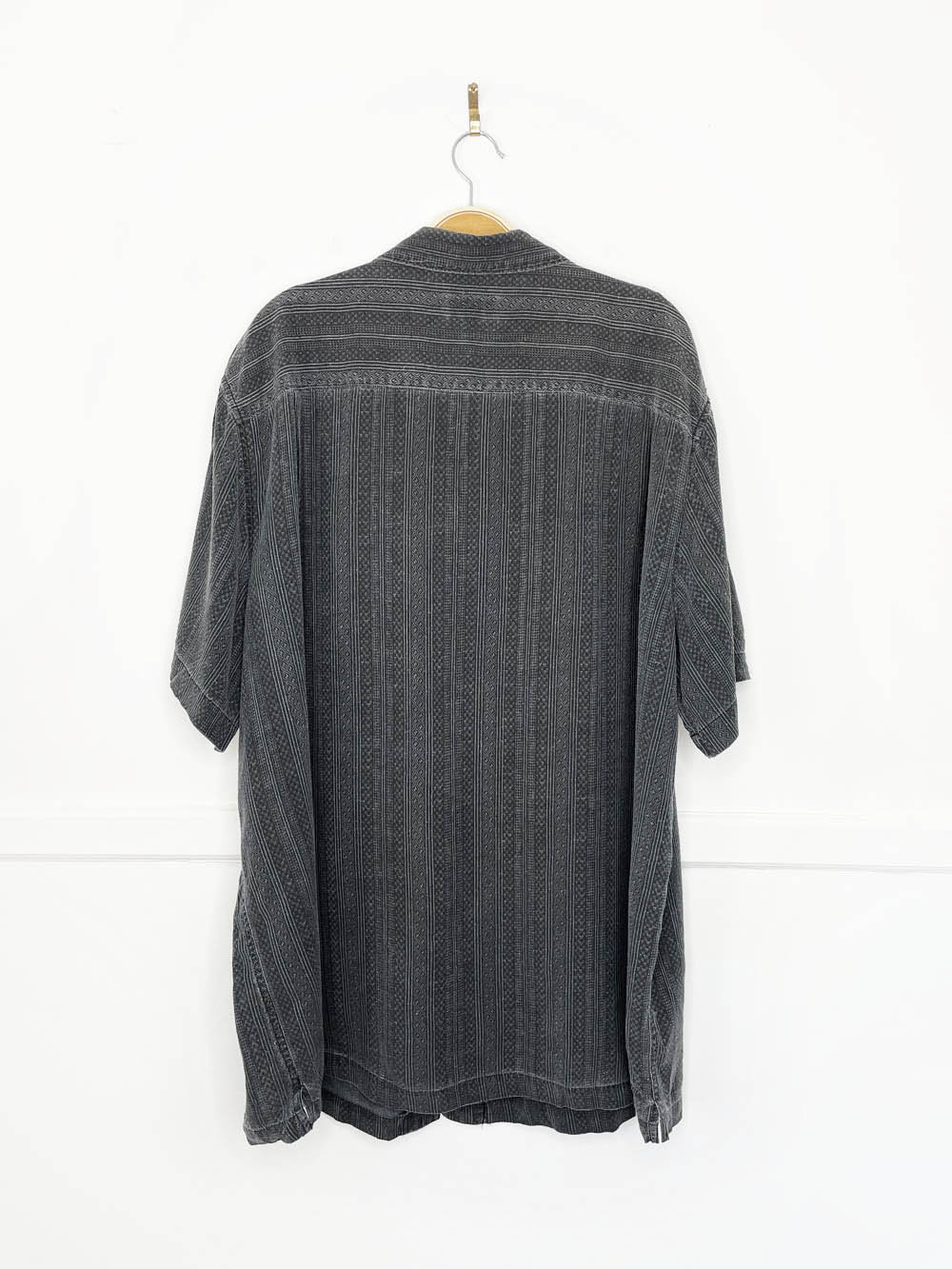 vintage 00s breakwater silk-blend cabana shirt