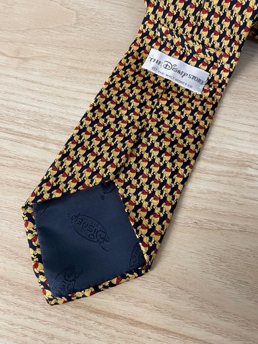 vintage 00s winnie the pooh made in italy silk tie - good market thrift store