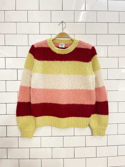 sunday best lennie alpaca - wool knit sweater - good market thrift store