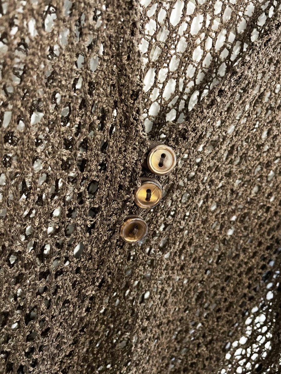 vintage 00s tradition crochet knit top - good market thrift store