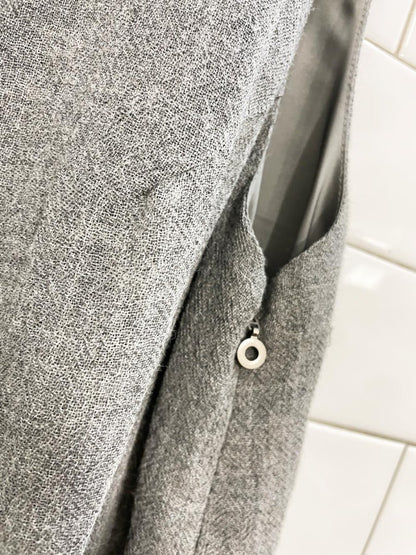 crea concept wool - blend balloon hem dress - good market thrift store